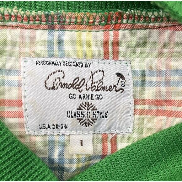 Arnold Palmer Classic Style Made in Japan Green Cardigan Golf Dress Size 1 - Picture 7 of 9